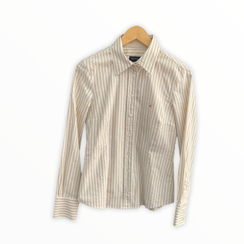Gant Button Down Striped Shirt Size 8.